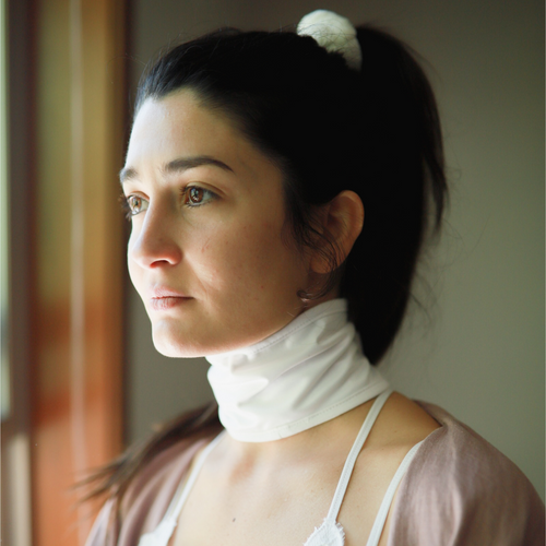 Organic Cotton Velour Thyroid Neck Wrap - Lulus Naturals