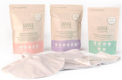Sacred Womb + Core Connection + Speak Your Truth Castor Wrap Bundle - Lulus Naturals